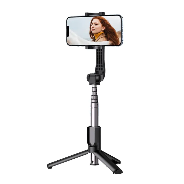 Wireless Selfie Stick R1S (WITH LIGHT) Tripod Bluetooth Shutter selfie Light foldable Selfie stick for all Phone Extendable With charging Cable Detachable Bluetooth Shutter